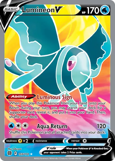 Lumineon-V - Astros Cintilantes - ilustração de takuyoa