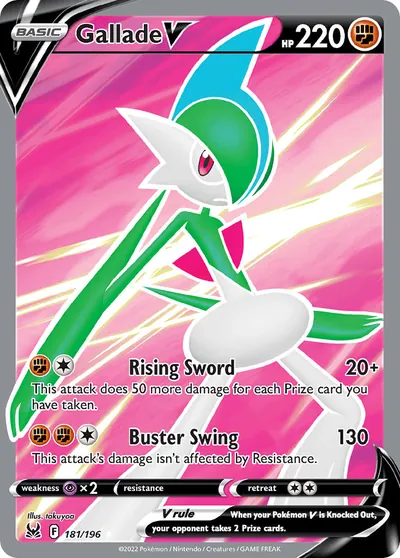 Gallade-V - Origem Perdida - ilustração de takuyoa