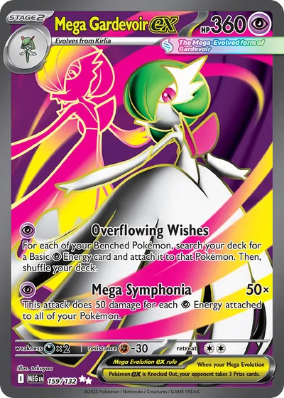 Mega Gardevoir ex - Megaevolução - ilustração de takuyoa