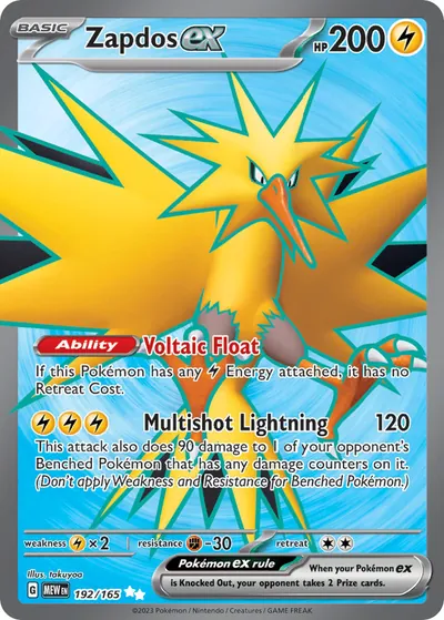 Zapdos ex - 151 - ilustração de takuyoa