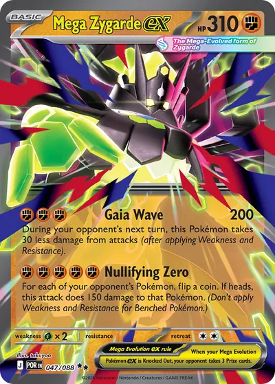 Mega Zygarde ex - Megaevolução: Equilíbrio Perfeito - ilustração de takuyoa