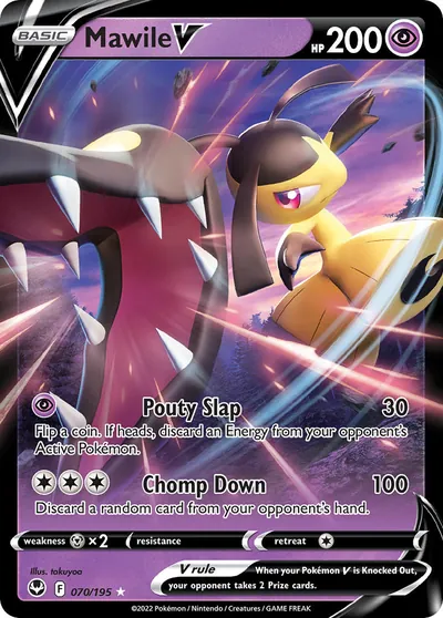 Mawile-V - Tempestade Prateada - ilustração de takuyoa