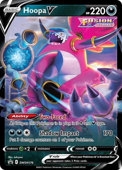 Hoopa V - Promos de Espada e Escudo - ilustração de takuyoa