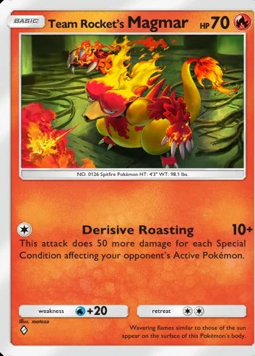 Magmar #006 de Ambições da Equipe Rocket