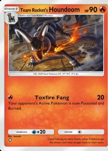 Houndoom #009 de Ambições da Equipe Rocket