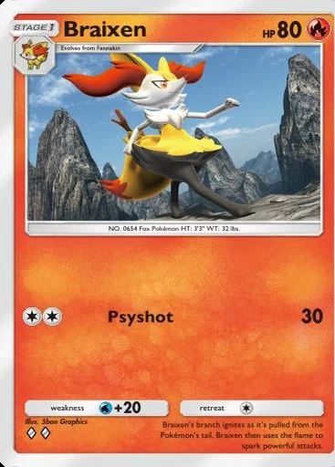 Braixen (Ambições da Equipe Rocket) Pokémon TCG Pocket