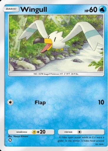 Wingull (Ambições da Equipe Rocket) Pokémon TCG Pocket