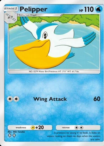 Pelipper (Ambições da Equipe Rocket) Pokémon TCG Pocket