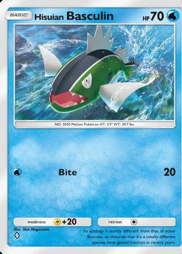 Hisuian Basculin (Ambições da Equipe Rocket) Pokémon TCG Pocket