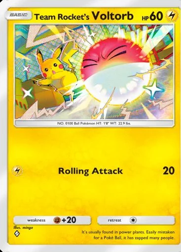 Voltorb #019 de Ambições da Equipe Rocket