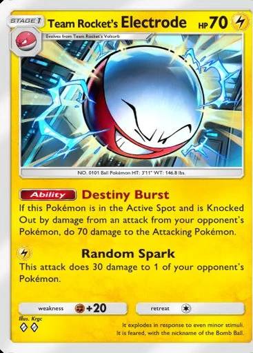 Electrode #020 de Ambições da Equipe Rocket