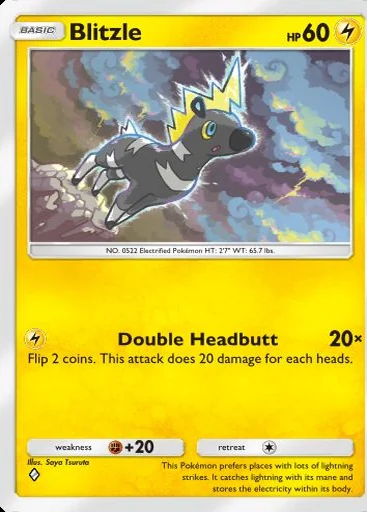 Blitzle (Ambições da Equipe Rocket) Pokémon TCG Pocket