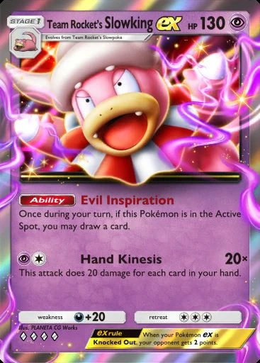 Slowking ex #026 de Ambições da Equipe Rocket
