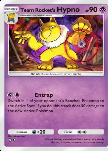 Hypno #028 de Ambições da Equipe Rocket