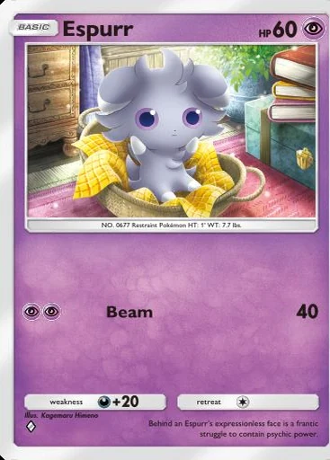Espurr (Ambições da Equipe Rocket) Pokémon TCG Pocket