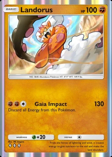 Landorus (Ambições da Equipe Rocket) Pokémon TCG Pocket