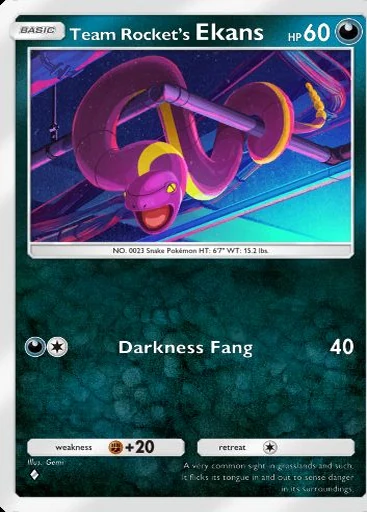 Ekans #038 de Ambições da Equipe Rocket