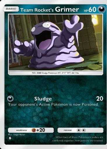 Grimer #040 de Ambições da Equipe Rocket