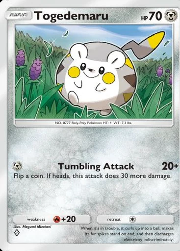 Togedemaru (Ambições da Equipe Rocket) Pokémon TCG Pocket