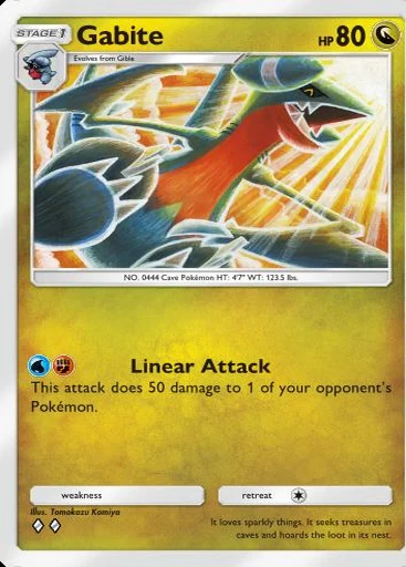 Gabite (Ambições da Equipe Rocket) Pokémon TCG Pocket