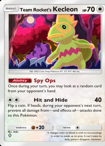 Kecleon #062 de Ambições da Equipe Rocket