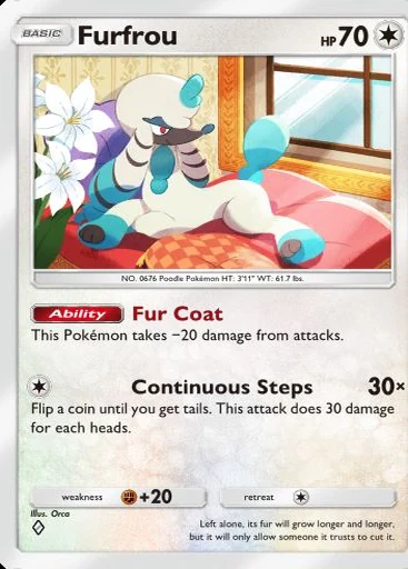 Furfrou Furfrou de Ambições da Equipe Rocket