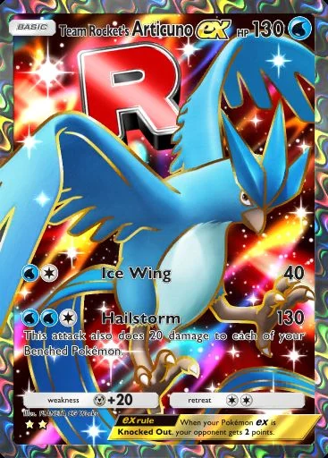 Articuno ex #080 de Ambições da Equipe Rocket