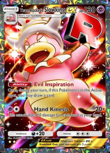 Slowking ex #082 de Ambições da Equipe Rocket