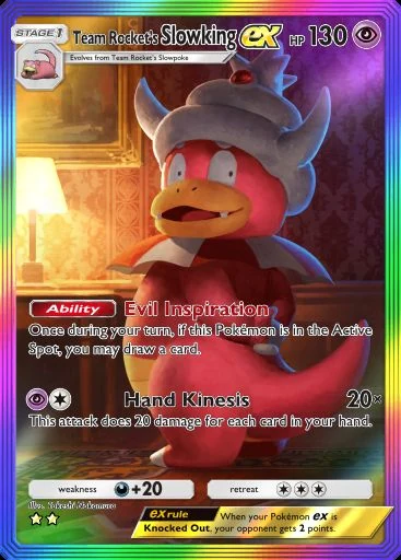 Slowking ex #091 de Ambições da Equipe Rocket