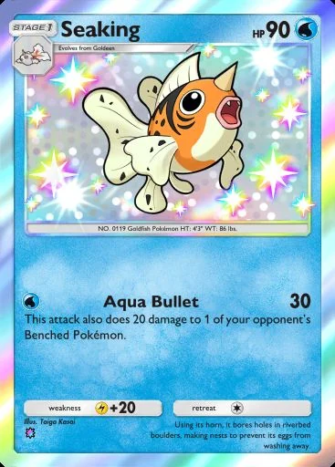 Seaking (Ambições da Equipe Rocket) Pokémon TCG Pocket