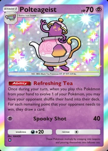 Polteageist (Ambições da Equipe Rocket) Pokémon TCG Pocket