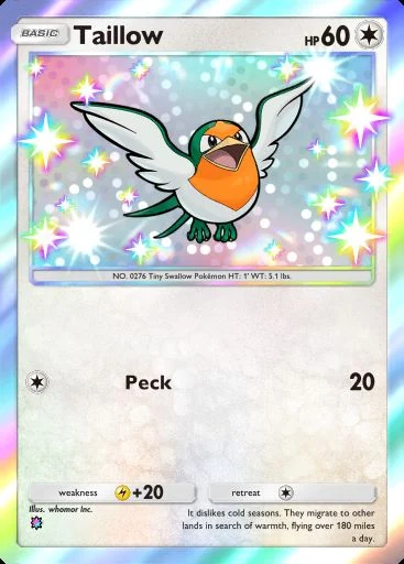 Taillow (Ambições da Equipe Rocket) Pokémon TCG Pocket
