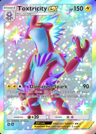 Toxtricity ex (Ambições da Equipe Rocket) Pokémon TCG Pocket