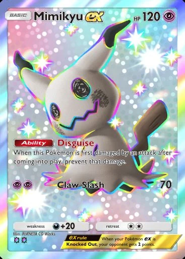 Mimikyu ex (Ambições da Equipe Rocket) Pokémon TCG Pocket