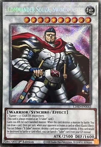 Commander Souza, Swordmaster (Starlight Rare) 