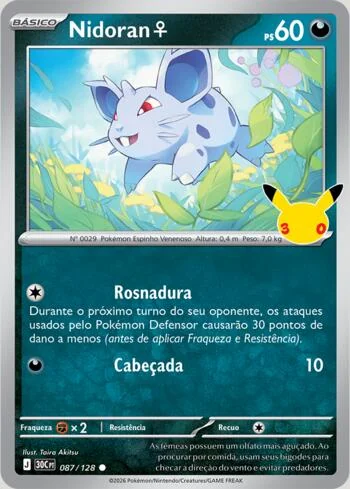 Nidoran Fêmea 087/128
