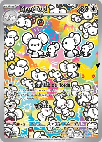 Maushold 146/128, Ilustração Rara de Celebração de 30 Anos