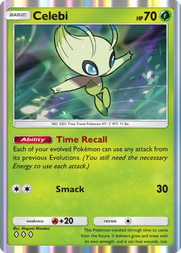 Celebi 009/429, carta do Pacote Deluxe Mega (Pokémon TCG Pocket)
