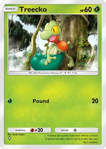 Treecko 010/429, carta do Pacote Deluxe Mega (Pokémon TCG Pocket)