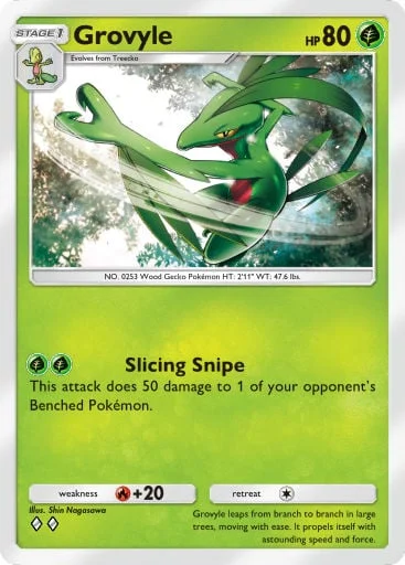 Grovyle 011/429, carta do Pacote Deluxe Mega (Pokémon TCG Pocket)
