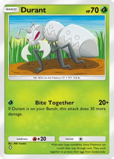 Durant 020/429, carta do Pacote Deluxe Mega (Pokémon TCG Pocket)