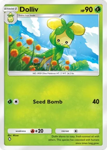 Dolliv 025/429, carta do Pacote Deluxe Mega (Pokémon TCG Pocket)