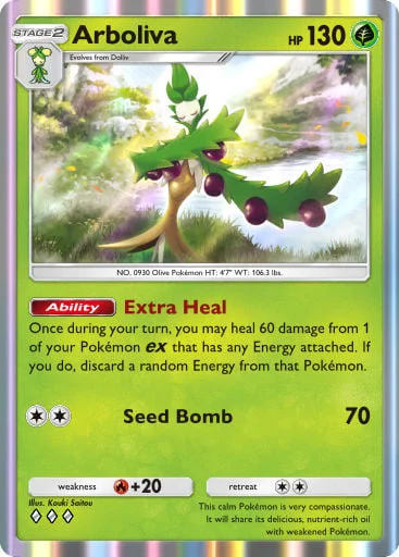 Arboliva 026/429, carta do Pacote Deluxe Mega (Pokémon TCG Pocket)