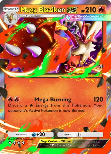 Mega Blaziken ex 041/429, carta do Pacote Deluxe Mega (Pokémon TCG Pocket)