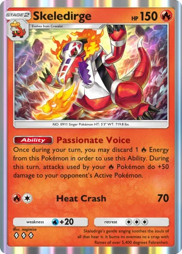 Skeledirge 048/429, carta do Pacote Deluxe Mega (Pokémon TCG Pocket)