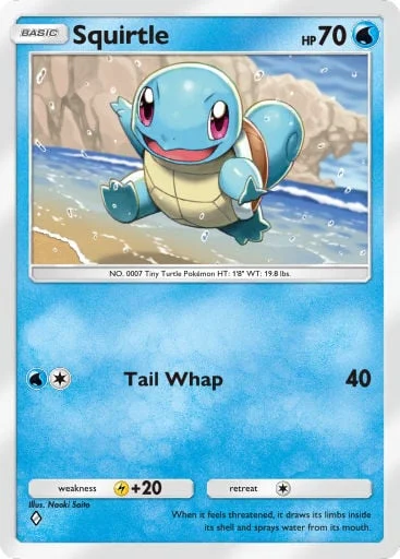 Squirtle 052/429, carta do Pacote Deluxe Mega (Pokémon TCG Pocket)