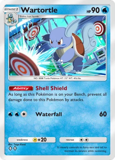Wartortle 053/429, carta do Pacote Deluxe Mega (Pokémon TCG Pocket)