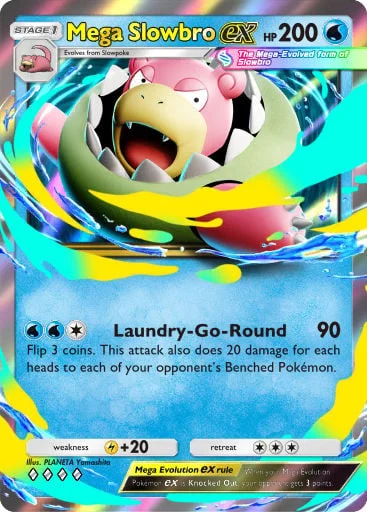 Mega Slowbro ex 058/429, carta do Pacote Deluxe Mega (Pokémon TCG Pocket)