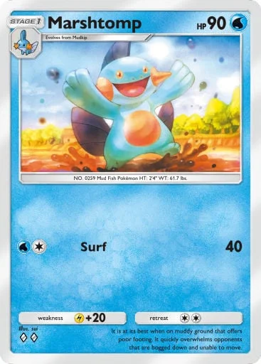 Marshtomp 063/429, carta do Pacote Deluxe Mega (Pokémon TCG Pocket)