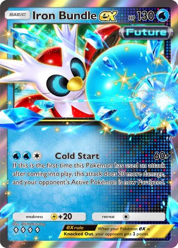 Iron Bundle ex 077/429, carta do Pacote Deluxe Mega (Pokémon TCG Pocket)